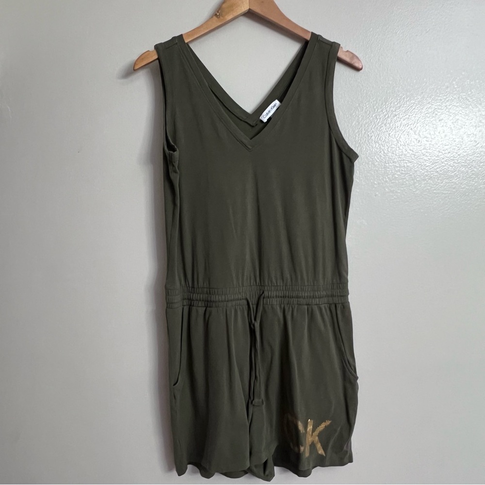 Calvin Klein Olive Green Romper